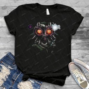 Legend Of Zelda Majora S Mask Dark Link 84 - Vintage Men's Shirt Tshirt For Women Classic Handmade Shirt Retro Graphic Tee