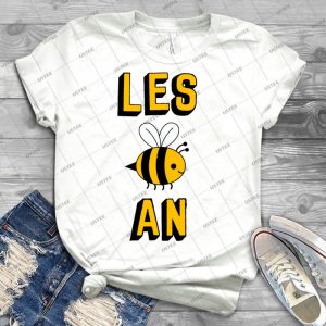 Les Bee An Lesbian 59 - Trending Shirt For Women Vintage Retro Tee For Men Kid's T-Shirt Handmade Shirt