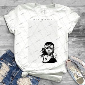 Les Miserables Musical Full Script Lyrics - Vintage Men's Shirt Tshirt For Women Classic Handmade Shirt Retro Graphic Tee