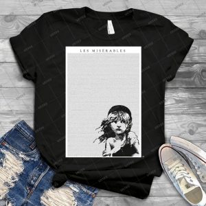 Les Miserables Musical Full Script Lyrics 68 - Gift Idea Shirt For Men Tee For Women Classic Retro Vintage Graphic T-Shirt
