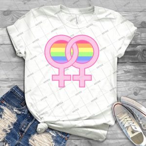 Lesbian Female Symbol 68 - Trending Shirt For Women Vintage Retro Tee For Men Kid's T-Shirt Handmade Shirt