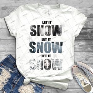Let It Snow-Jon Snow & Ghost - Best Unisex Trending Handmade T-shirt Gift Idea For Men T-shirt For Woman