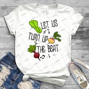 Let Us Turn Up The Beat T-Shirt - Vintage Men's Shirt Tshirt For Women Classic Handmade Shirt Retro Graphic Tee