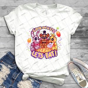 Lets Eat At Freddy S - Gift Idea Shirt For Men Tee For Women Classic Retro Vintage Graphic T-Shirt