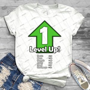 Level Up-Level 1 - Best Unisex Trending Handmade T-shirt Gift Idea For Men T-shirt For Woman