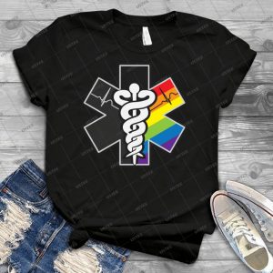 Lgbt Pride - Star Of Life 66 - Best Unisex Trending Handmade T-shirt Gift Idea For Men T-shirt For Woman