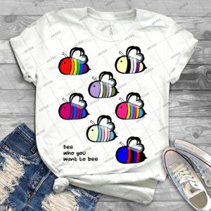 Lgbt Pride Bee Swarm - Best Unisex Trending Handmade T-shirt Gift Idea For Men T-shirt For Woman