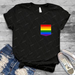 Lgbt+ Pride Flag Pocket - Best Unisex Trending Handmade T-shirt Gift Idea For Men T-shirt For Woman