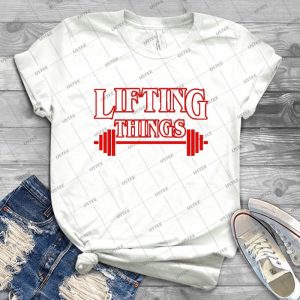 Lifting Things Drle Fitness Entranement Chemise De Gym - Gift Idea Shirt For Men Tee For Women Classic Retro Vintage Graphic T-Shirt