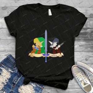 Light And Dark-Legend Of Zelda-Link - Best Unisex Trending Handmade T-shirt Gift Idea For Men T-shirt For Woman