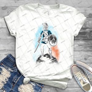 Linkrim - Vintage Men's Shirt Tshirt For Women Classic Handmade Shirt Retro Graphic Tee