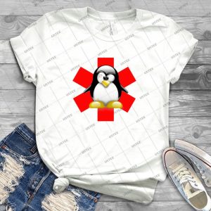 Linux Tux Penguin Hospital - Best Unisex Trending Handmade T-shirt Gift Idea For Men T-shirt For Woman