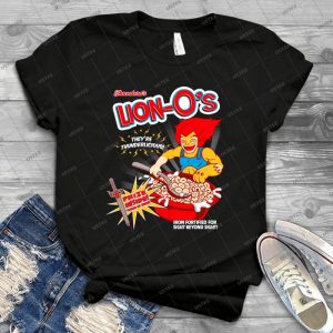 Lion-O S Cereal 15 - Vintage Men's Shirt Tshirt For Women Classic Handmade Shirt Retro Graphic Tee