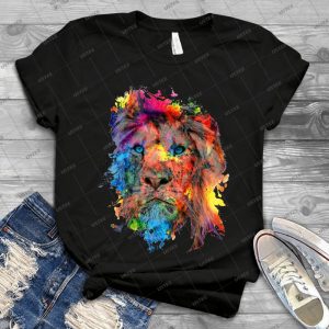 Lion T Shirt 67 - Vintage Men's Shirt Tshirt For Women Classic Handmade Shirt Retro Graphic Tee