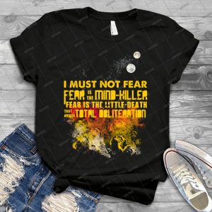 Litany Against Fear 27 - Gift Idea Shirt For Men Tee For Women Classic Retro Vintage Graphic T-Shirt