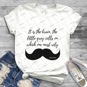 Little Grey Cells - Best Unisex Trending Handmade T-shirt Gift Idea For Men T-shirt For Woman