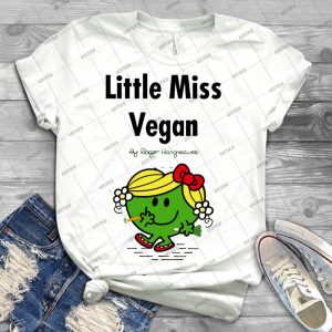 Little Miss Vegan - Best Unisex Trending Handmade T-shirt Gift Idea For Men T-shirt For Woman