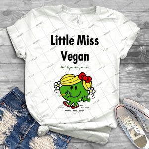 Little Miss Vegan - Gift Idea Shirt For Men Tee For Women Classic Retro Vintage Graphic T-Shirt