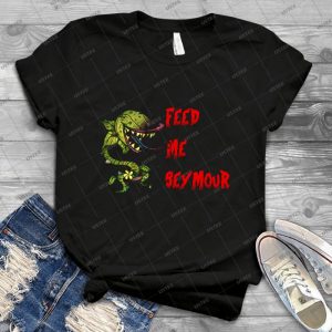 Little Shop Of Horrors - Feed Me Seymour  10 - Vintage Men's Shirt Tshirt For Women Classic Handmade Shirt Retro Graphic Tee