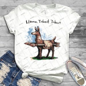 Llama, Taboot Taboot - Best Unisex Trending Handmade T-shirt Gift Idea For Men T-shirt For Woman