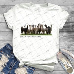 Llamas  T Shirt - Best Unisex Trending Handmade T-shirt Gift Idea For Men T-shirt For Woman
