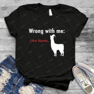 Llamas With Hats-I Eat Hands - Best Unisex Trending Handmade T-shirt Gift Idea For Men T-shirt For Woman