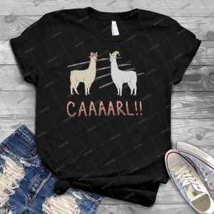 Llamas With Hats - Carl 44 - Trending Shirt For Women Vintage Retro Tee For Men Kid's T-Shirt Handmade Shirt