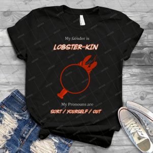 Lobsterkin - Vintage Men's Shirt Tshirt For Women Classic Handmade Shirt Retro Graphic Tee