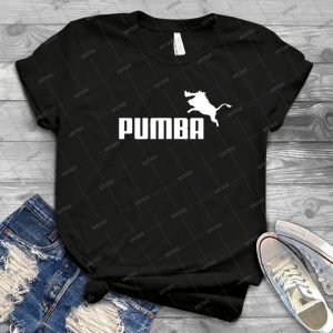 Logo Pumba 21 - Vintage Men's Shirt Tshirt For Women Classic Handmade Shirt Retro Graphic Tee