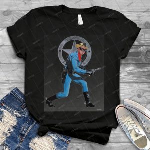 Lone Ranger Clayton Moore 64 - Vintage Men's Shirt Tshirt For Women Classic Handmade Shirt Retro Graphic Tee