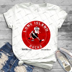 Long Island Ducks Hockey Team - Gift Idea Shirt For Men Tee For Women Classic Retro Vintage Graphic T-Shirt
