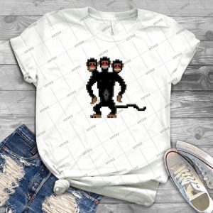 Look Behind You - Monkey Island - 86 - Vintage Men's Shirt Tshirt For Women Classic Handmade Shirt Retro Graphic Tee