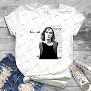Look What You Made Lady Bird Do - Vintage Men's Shirt Tshirt For Women Classic Handmade Shirt Retro Graphic Tee