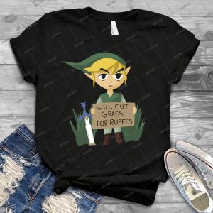 Looking For Work - Legend Of Zelda 12 - Trending Shirt For Women Vintage Retro Tee For Men Kid's T-Shirt Handmade Shirt