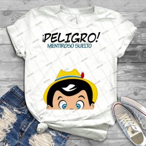 Loose Pinocchio Loose 53 - Trending Shirt For Women Vintage Retro Tee For Men Kid's T-Shirt Handmade Shirt