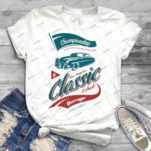 Los Angeles Classic Car Retro Vintage 70 - Trending Shirt For Women Vintage Retro Tee For Men Kid's T-Shirt Handmade Shirt