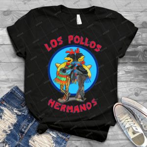 Los Pollos Hermanos  6 - Vintage Men's Shirt Tshirt For Women Classic Handmade Shirt Retro Graphic Tee