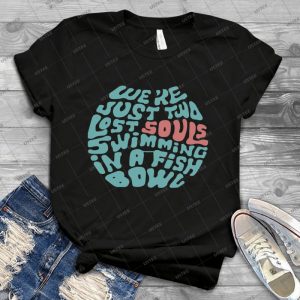 Lost Souls 6 - Vintage Men's Shirt Tshirt For Women Classic Handmade Shirt Retro Graphic Tee