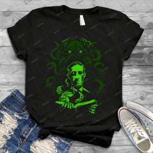 Love Cthulhu 72 - Vintage Men's Shirt Tshirt For Women Classic Handmade Shirt Retro Graphic Tee