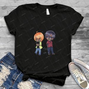 Love Stage Chibi Izumi And Ryouma - Best Unisex Trending Handmade T-shirt Gift Idea For Men T-shirt For Woman