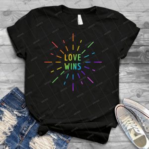 Love Wins Gay Pride - Best Unisex Trending Handmade T-shirt Gift Idea For Men T-shirt For Woman