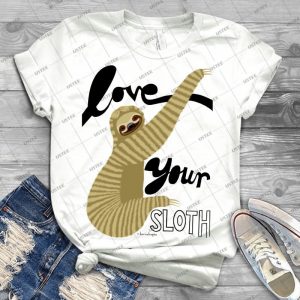 Love Your Sloth - Best Unisex Trending Handmade T-shirt Gift Idea For Men T-shirt For Woman