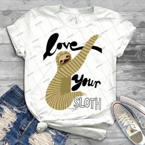 Love Your Sloth 20 - Gift Idea Shirt For Men Tee For Women Classic Retro Vintage Graphic T-Shirt