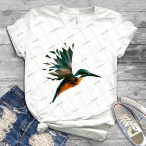 Low Poly Kingfisher - Best Unisex Trending Handmade T-shirt Gift Idea For Men T-shirt For Woman