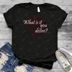 Lucifer-What Is It You Desire - Best Unisex Trending Handmade T-shirt Gift Idea For Men T-shirt For Woman