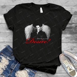 Luzifer Morningstar - Was Wnscht Du Dir Wirklich 17 - Trending Shirt For Women Vintage Retro Tee For Men Kid's T-Shirt Handmade Shirt