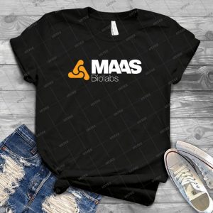 Maas Biolabs Corporate Logo-White - Best Unisex Trending Handmade T-shirt Gift Idea For Men T-shirt For Woman