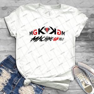 Machine Gun Kellis- - Mgk - - Vintage Men's Shirt Tshirt For Women Classic Handmade Shirt Retro Graphic Tee