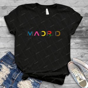 Madrid, The Real Team - Vintage Men's Shirt Tshirt For Women Classic Handmade Shirt Retro Graphic Tee