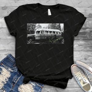 Magic Bus 8 - Vintage Men's Shirt Tshirt For Women Classic Handmade Shirt Retro Graphic Tee